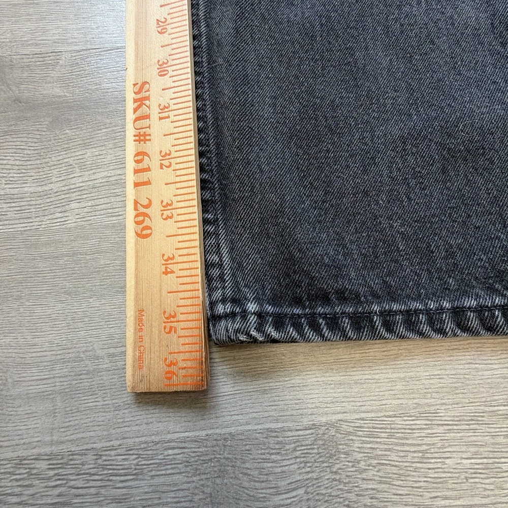 Vintage Levi's 550 Orange Tab Jeans Mens 36x36 Black USA Made Relaxed Fit - Picture 12 of 14